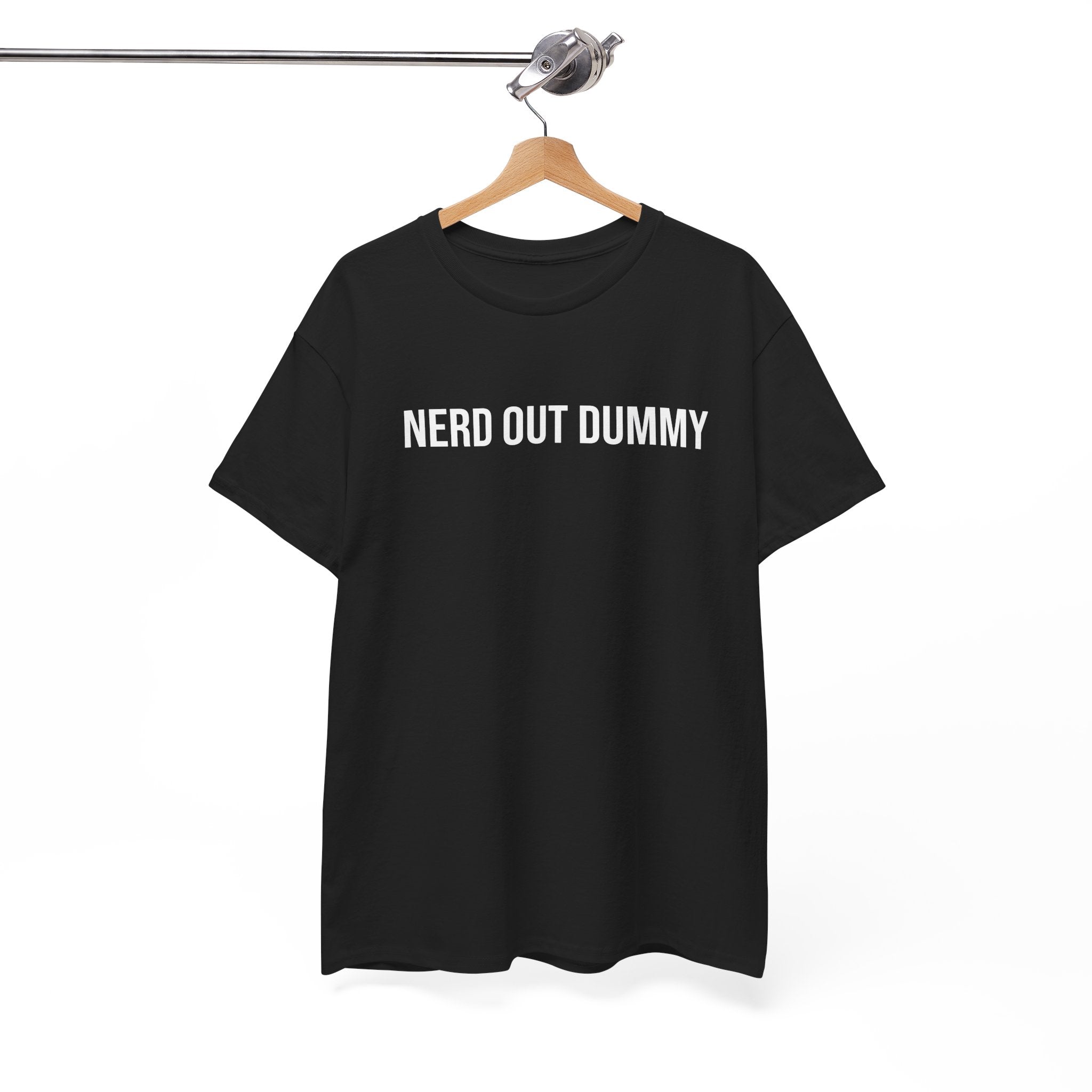 Nerd Out Dummy Black Tee